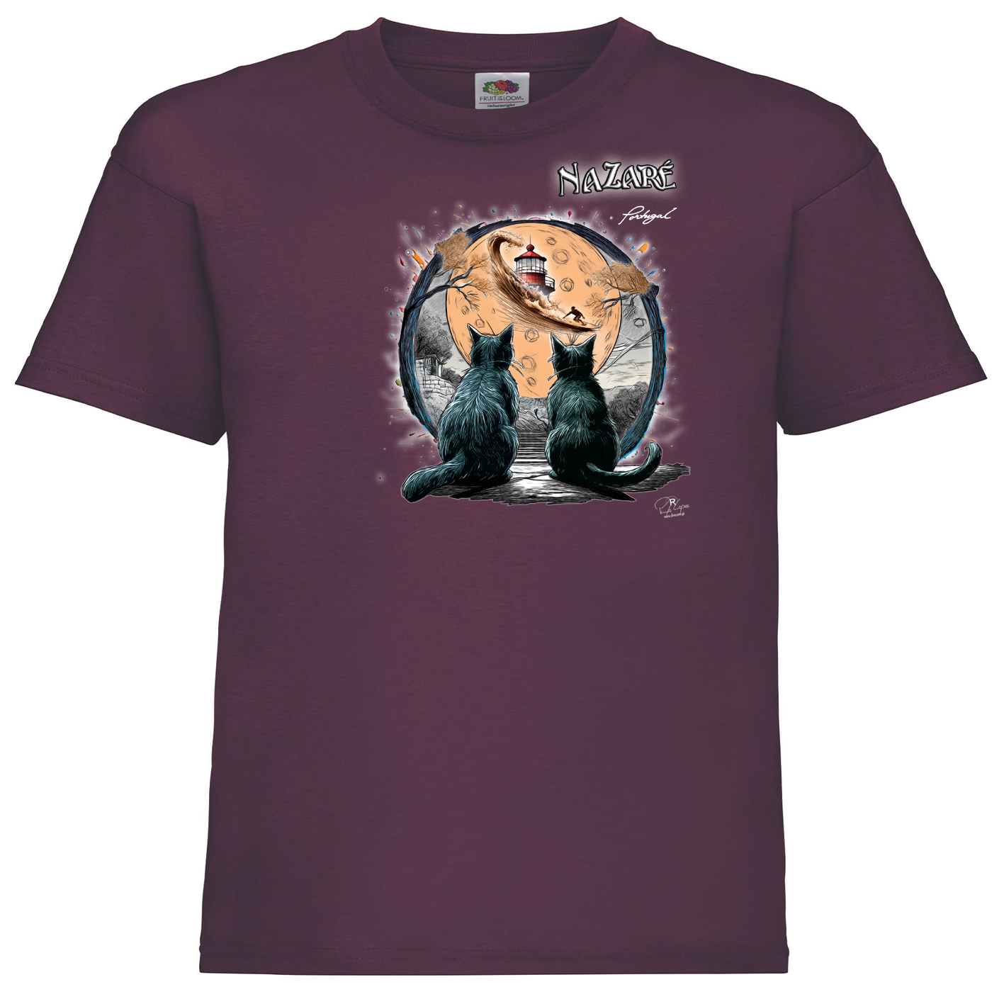 T-shirt Fruit of the Loom Kids Luar Nazaré