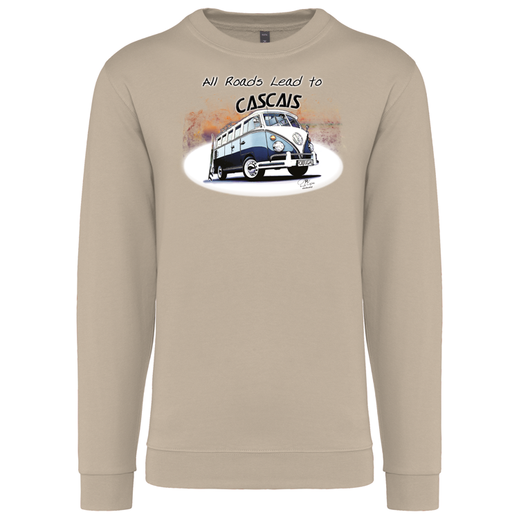 Sweatshirt Kariban sem Capuz All Roads Lead to Cascais