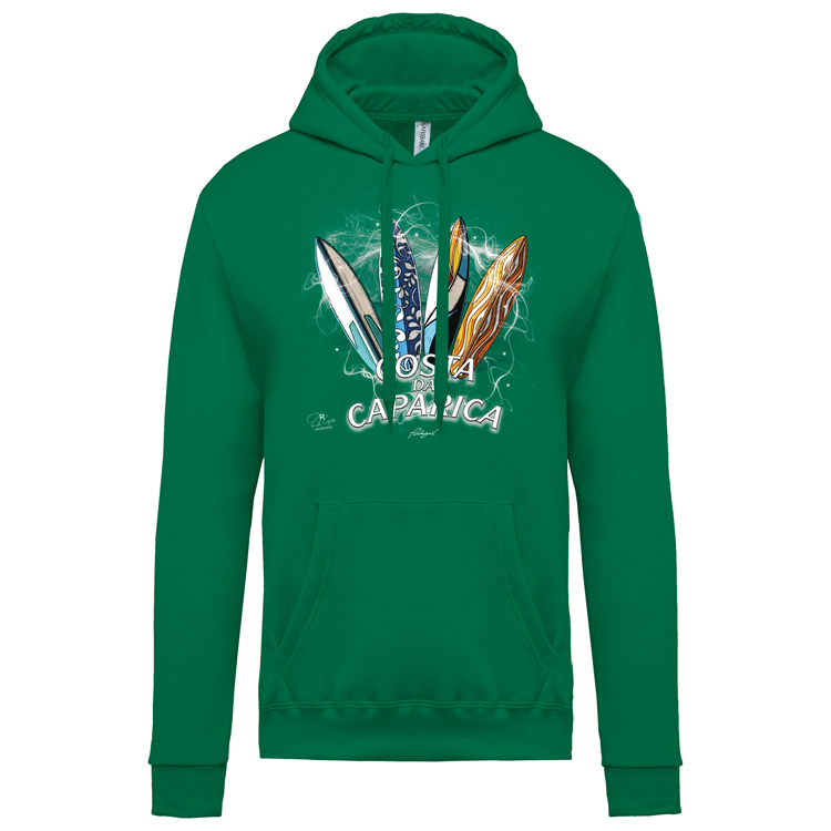 Sweatshirt Kariban com Capuz Surfboards Caparica
