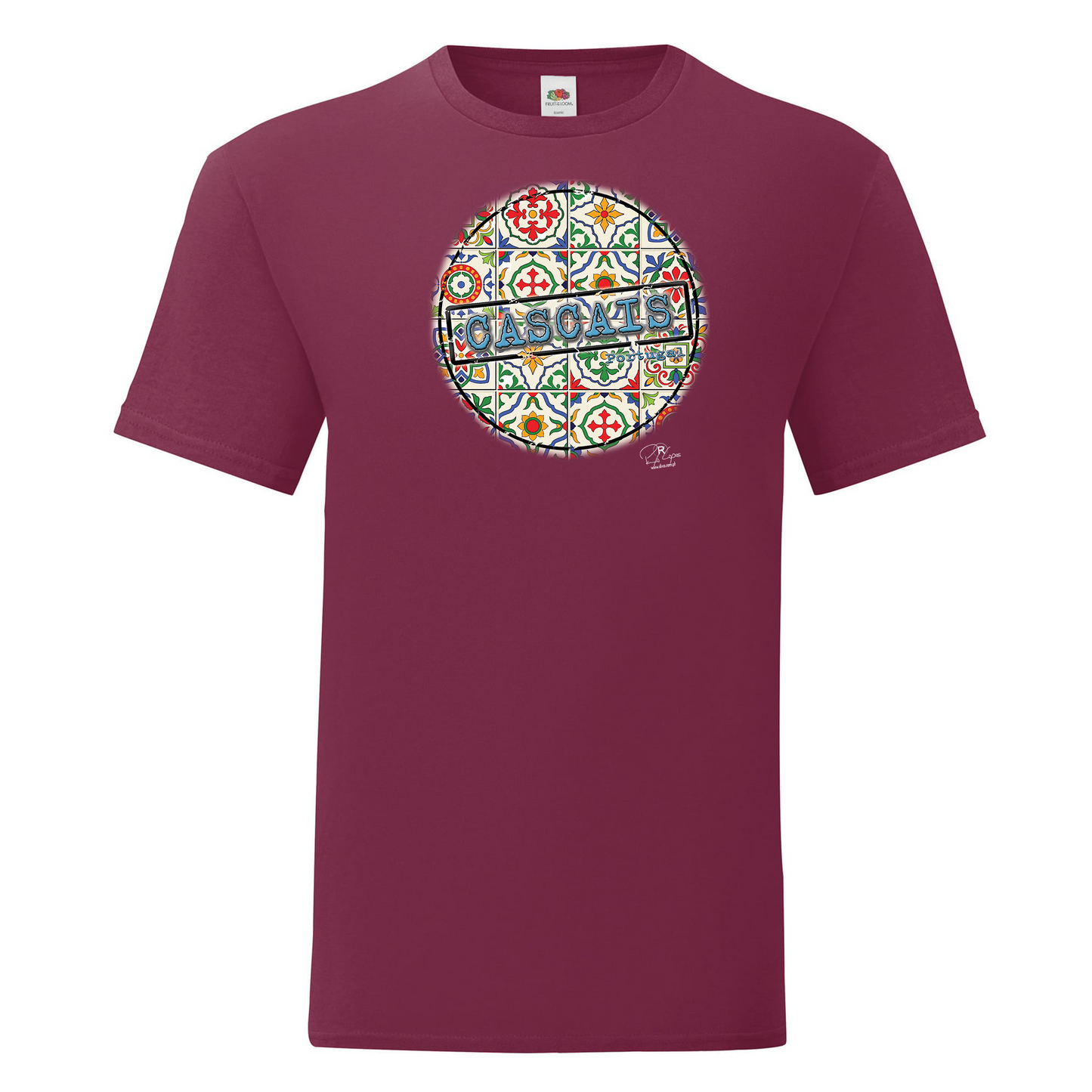T-shirt Fruit of the Loom, Iconic, 150g, Pin Cascais