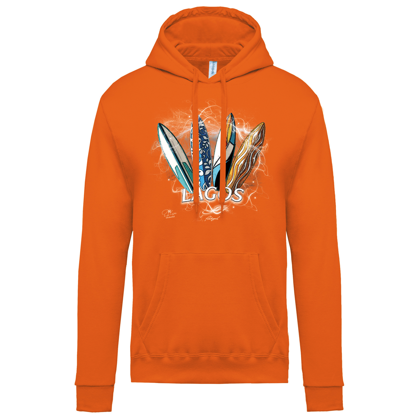 Sweatshirt Kariban com Capuz Surfboards Lagos
