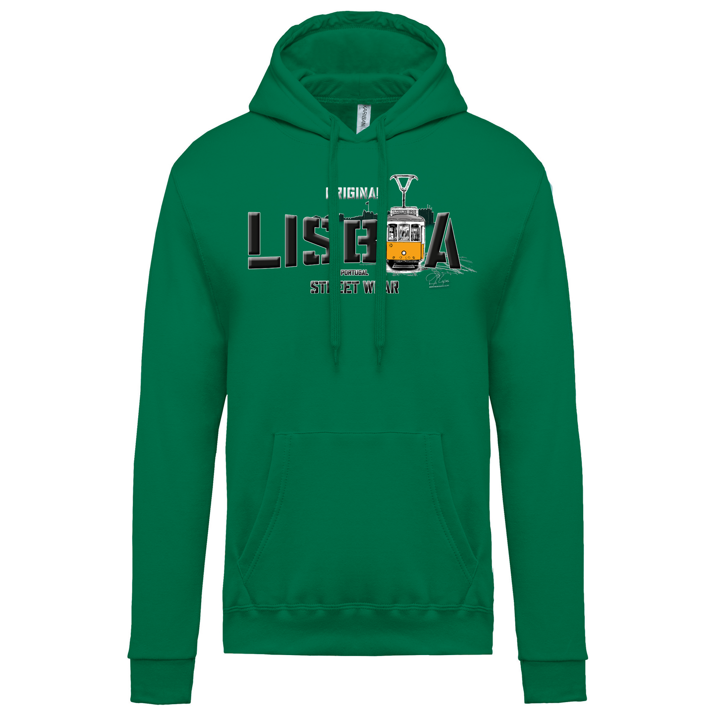 Sweatshirt Kariban com Capuz Original Lisboa