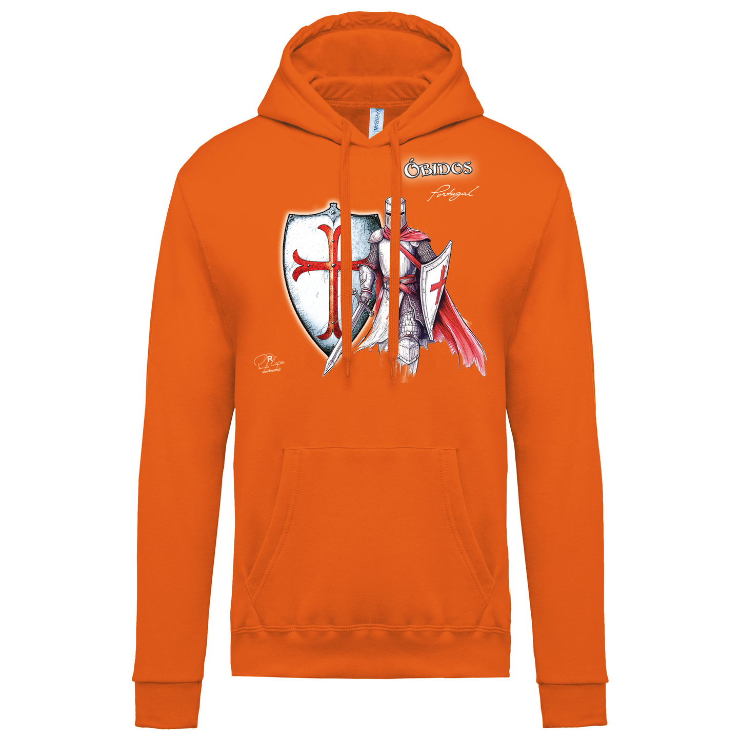 Sweatshirt Kariban com Capuz Templário Óbidos