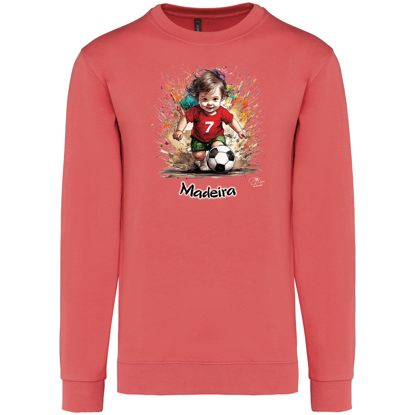 Sweatshirt Kariban sem Capuz 7 Madeira