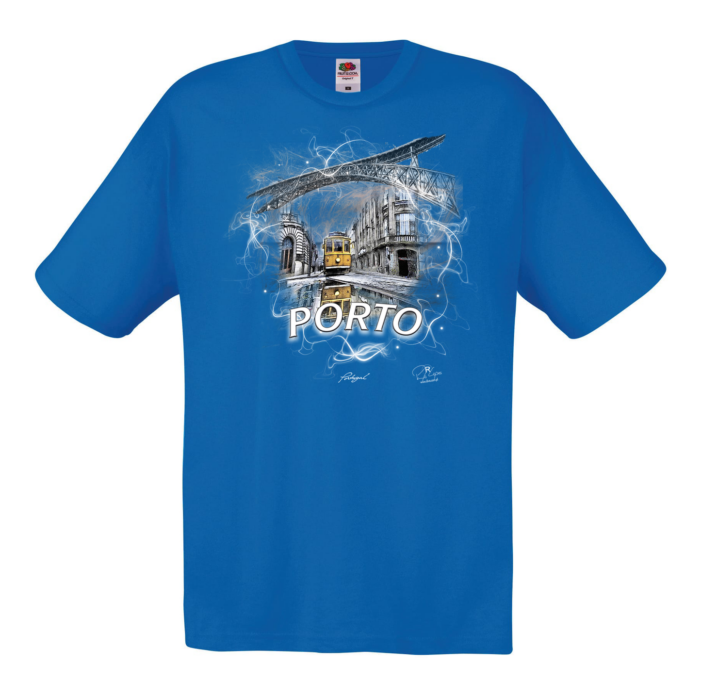 T-shirt Fruit of the Loom, Original 145g, Carreira 22 Porto