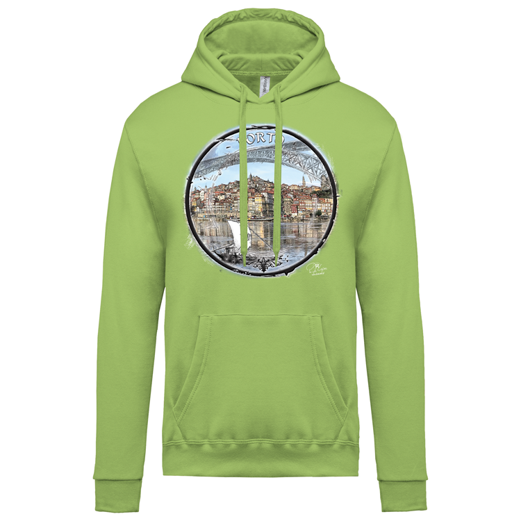 Sweatshirt Kariban com Capuz Selo Porto