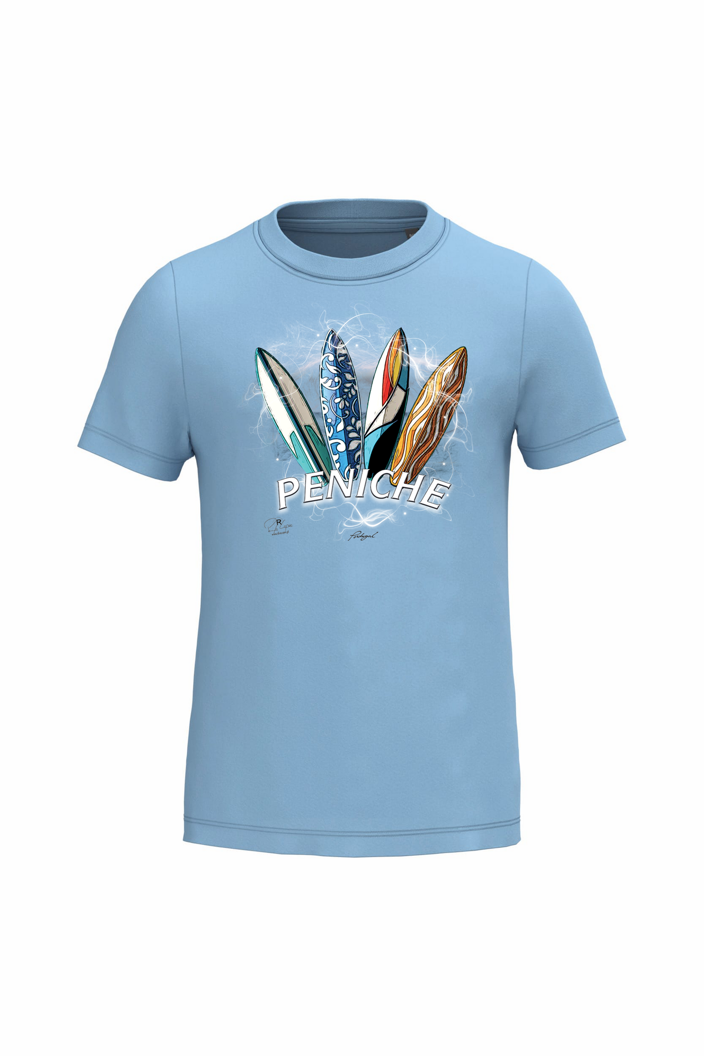 T-shirt de Criança Kariban Surfboards Peniche