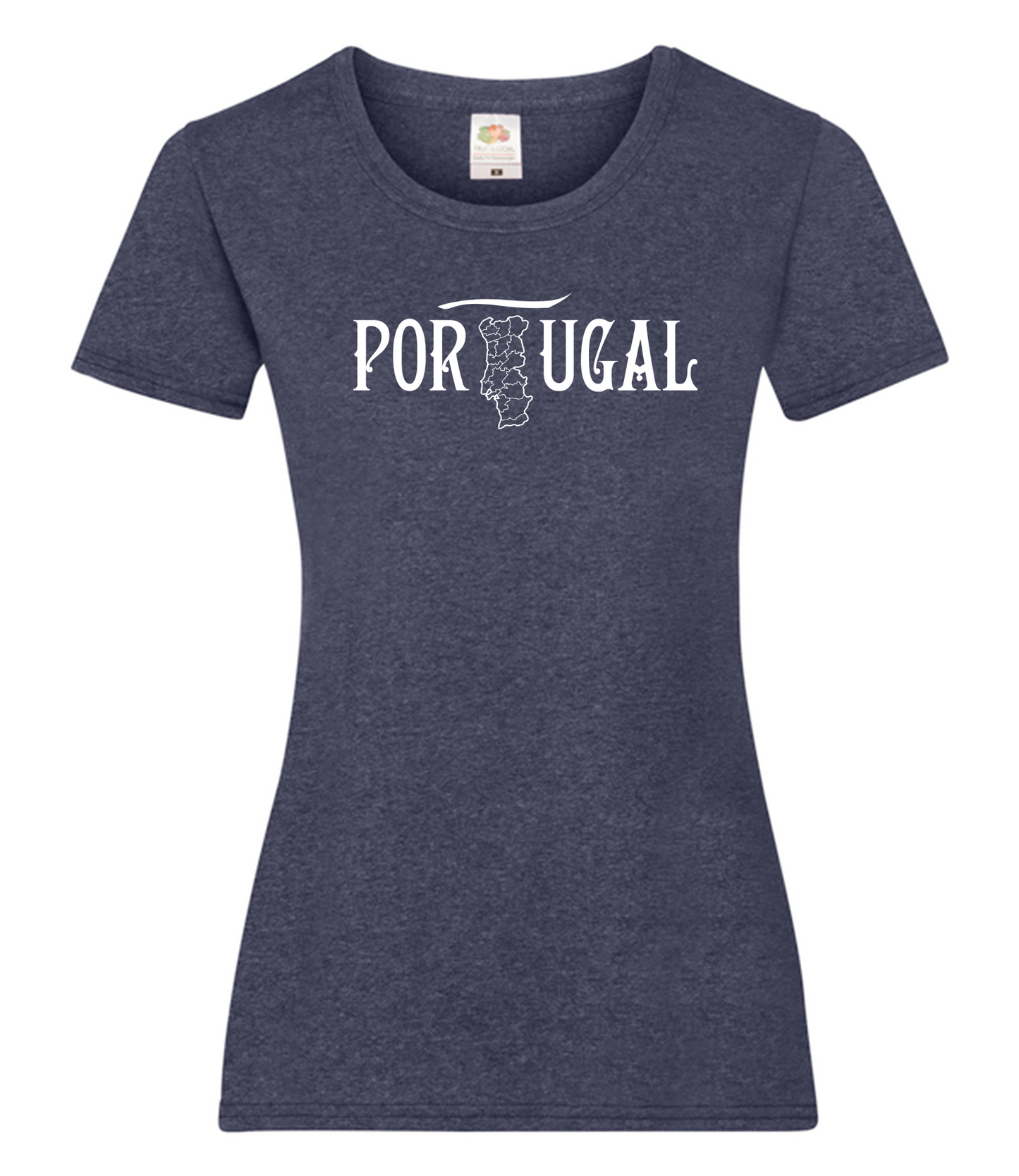 T-shirt Senhora Mapa de Portugal