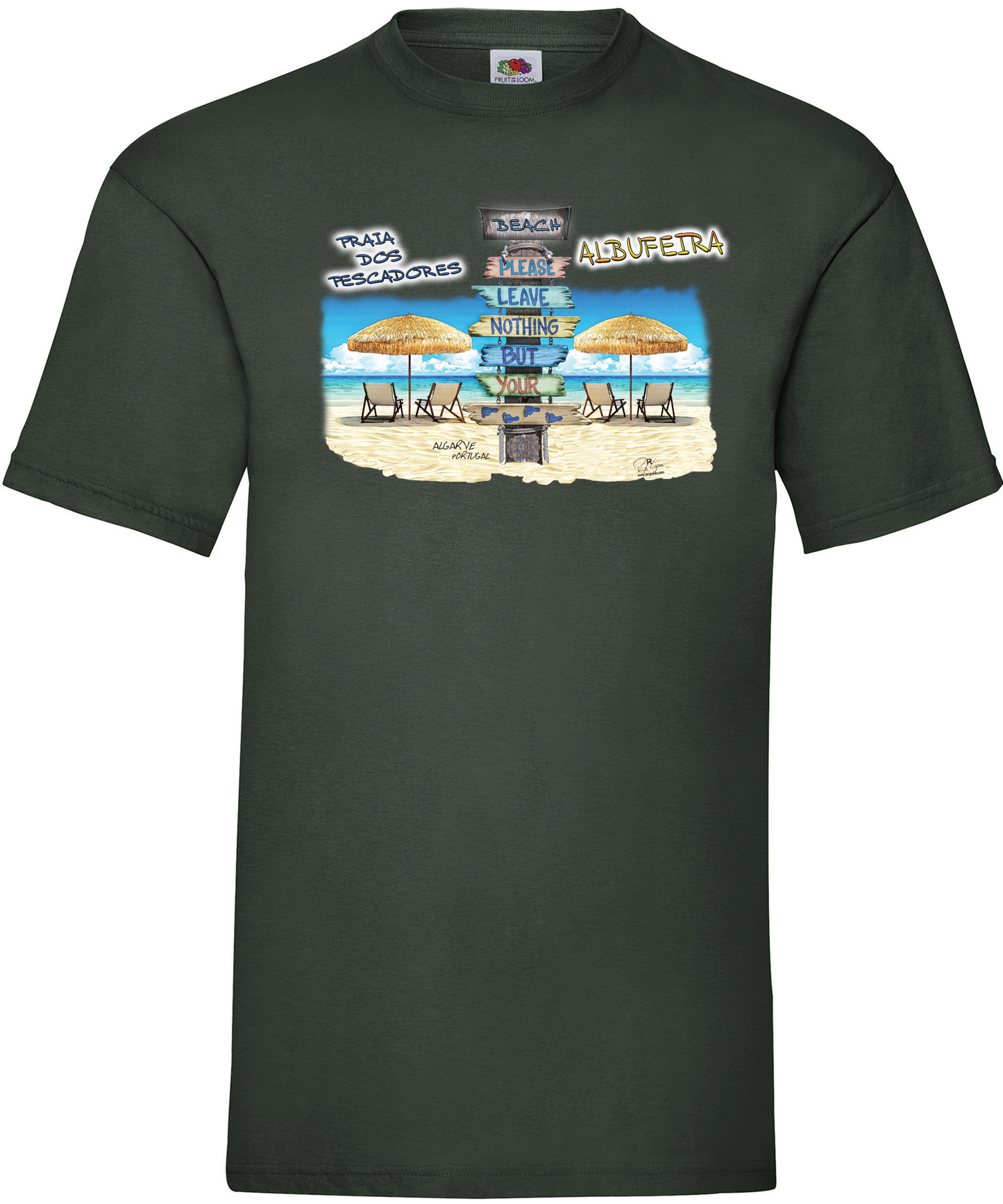 T-shirt Pegadas Albufeira