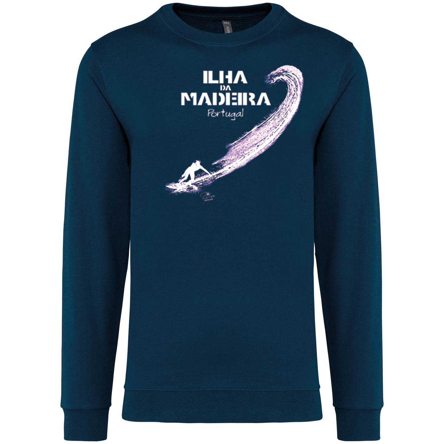 Sweatshirt Kariban sem Capuz Surf Ilha da Madeira