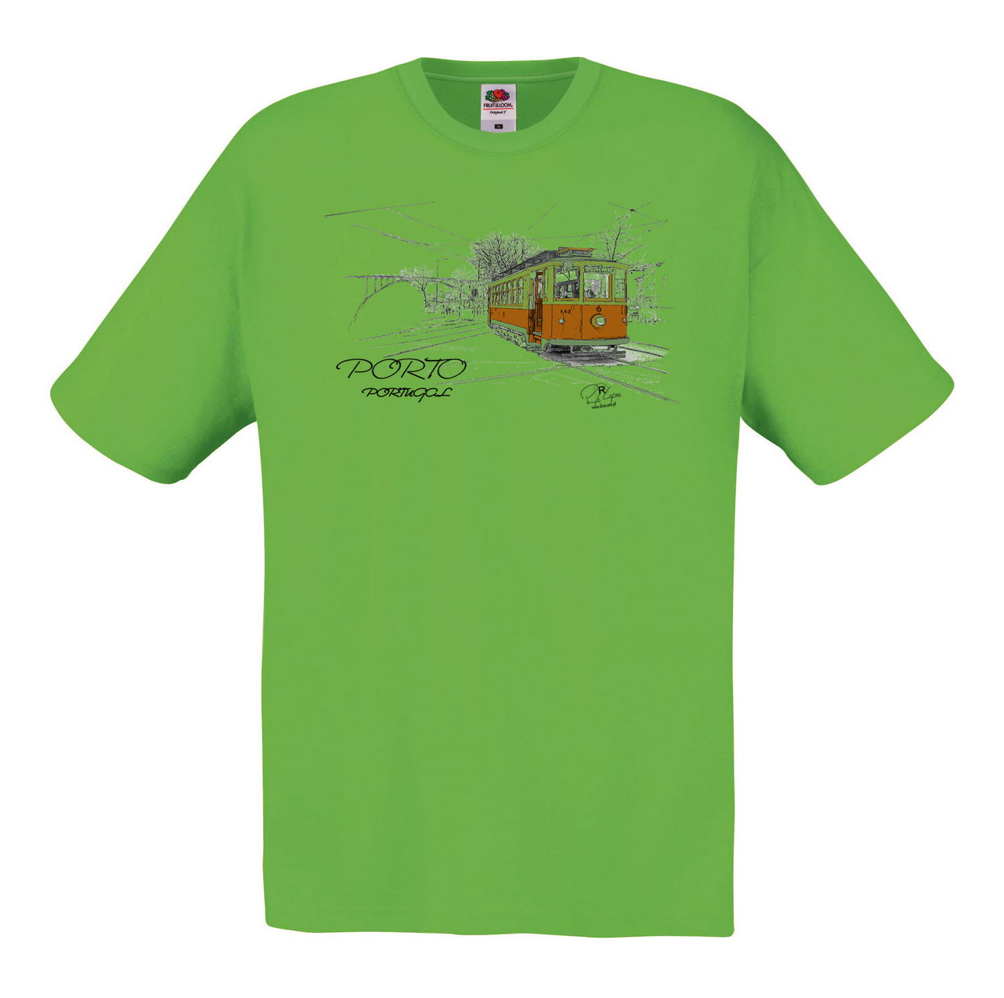 T-shirt Fruit of the Loom, Original 145g, Carmo