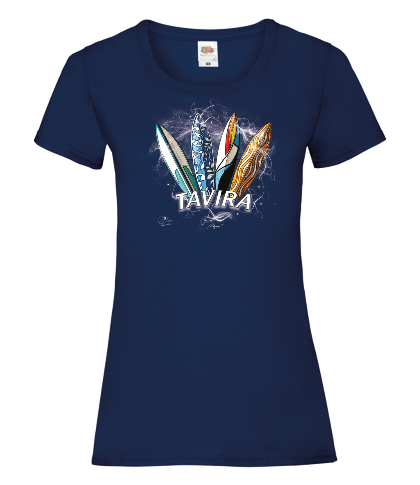 T-shirt Senhora Surfboards Tavira