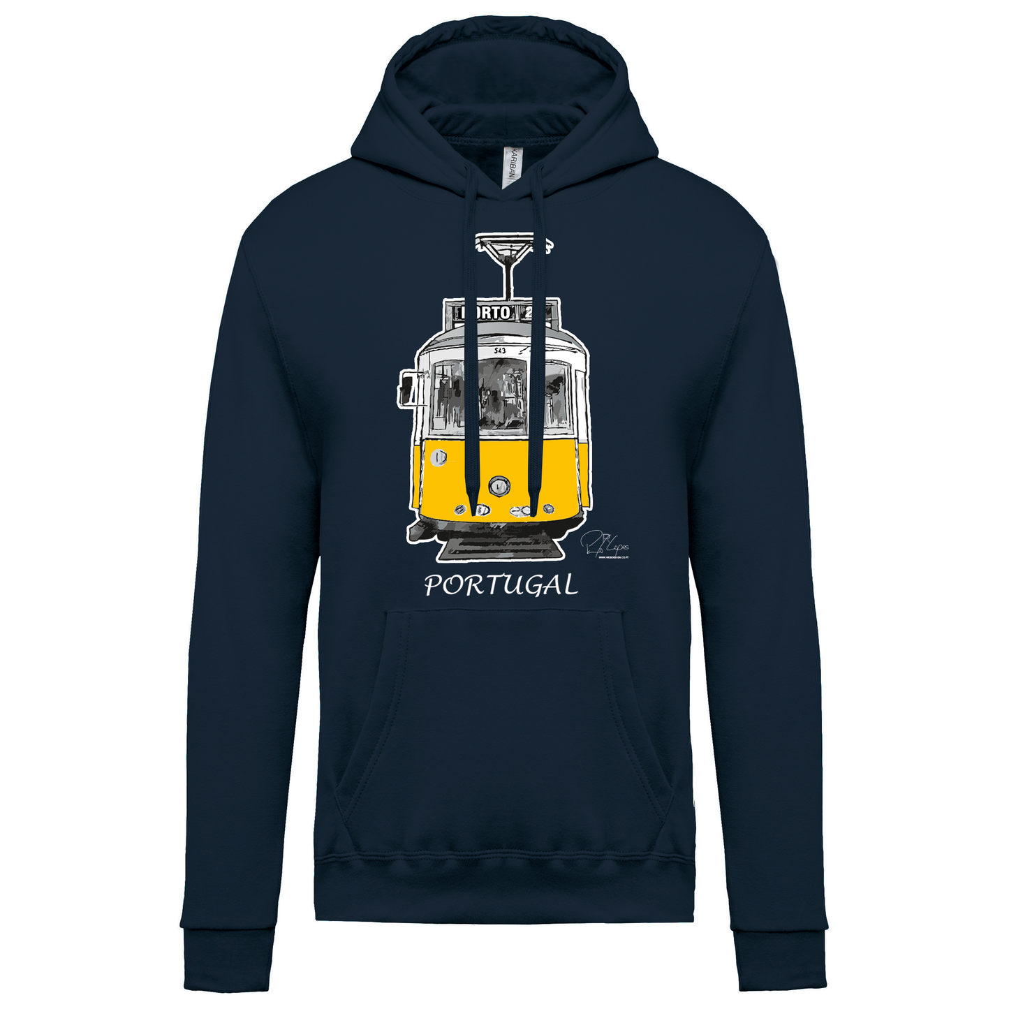 Sweatshirt Kariban com Capuz Grandalhão Porto