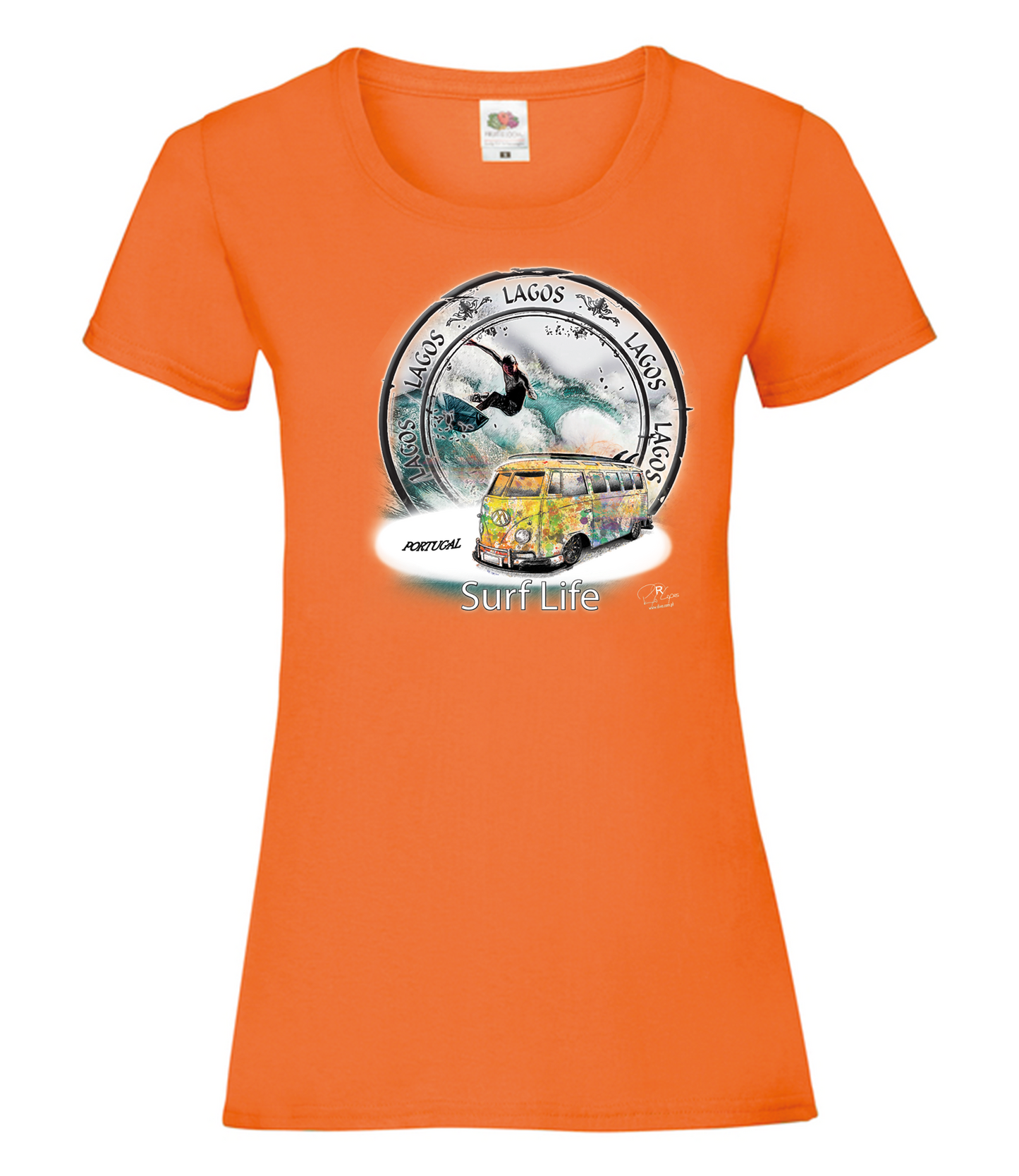 T-shirt Senhora Surf Life Lagos