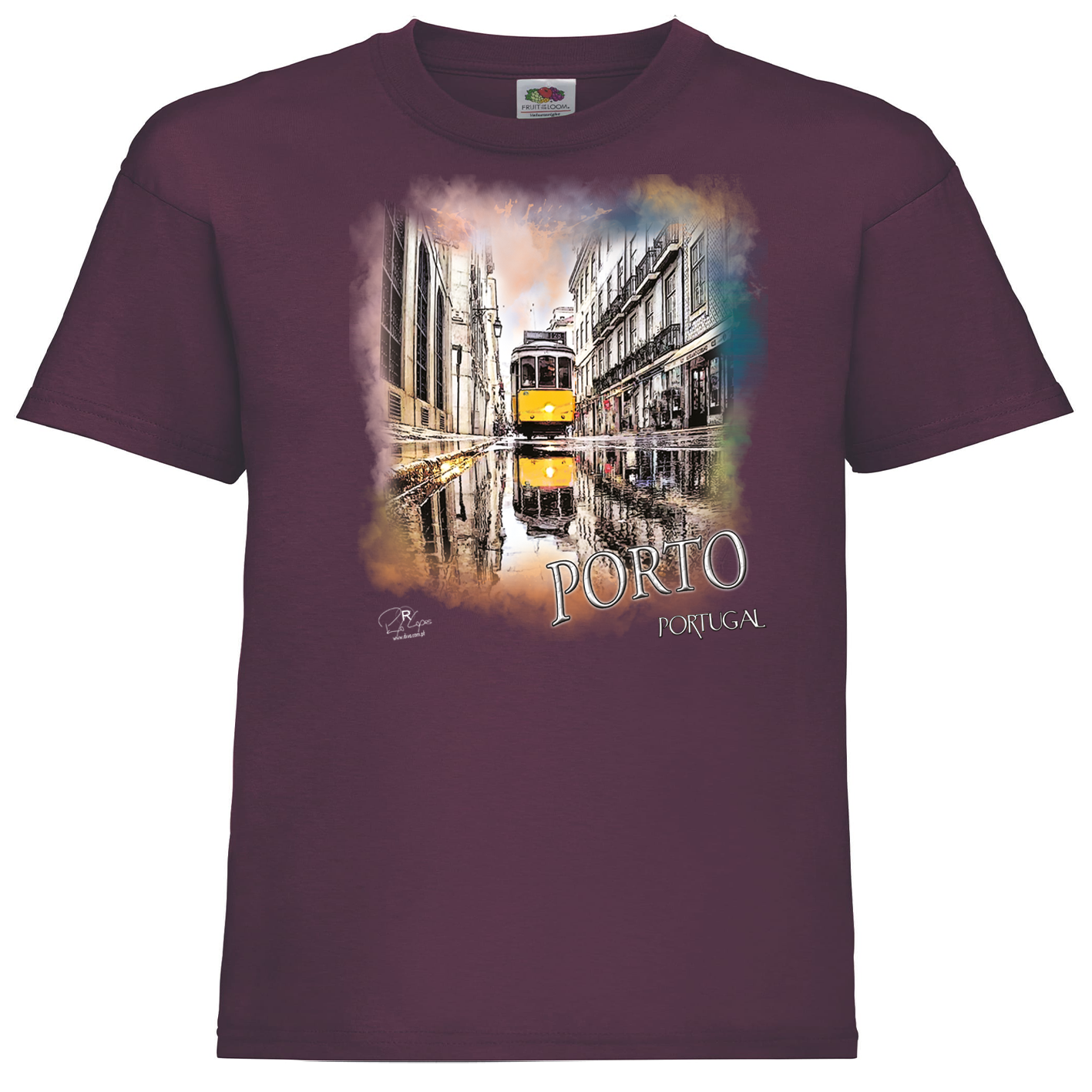 T-shirt Fruit of the Loom Kids Espelho lp