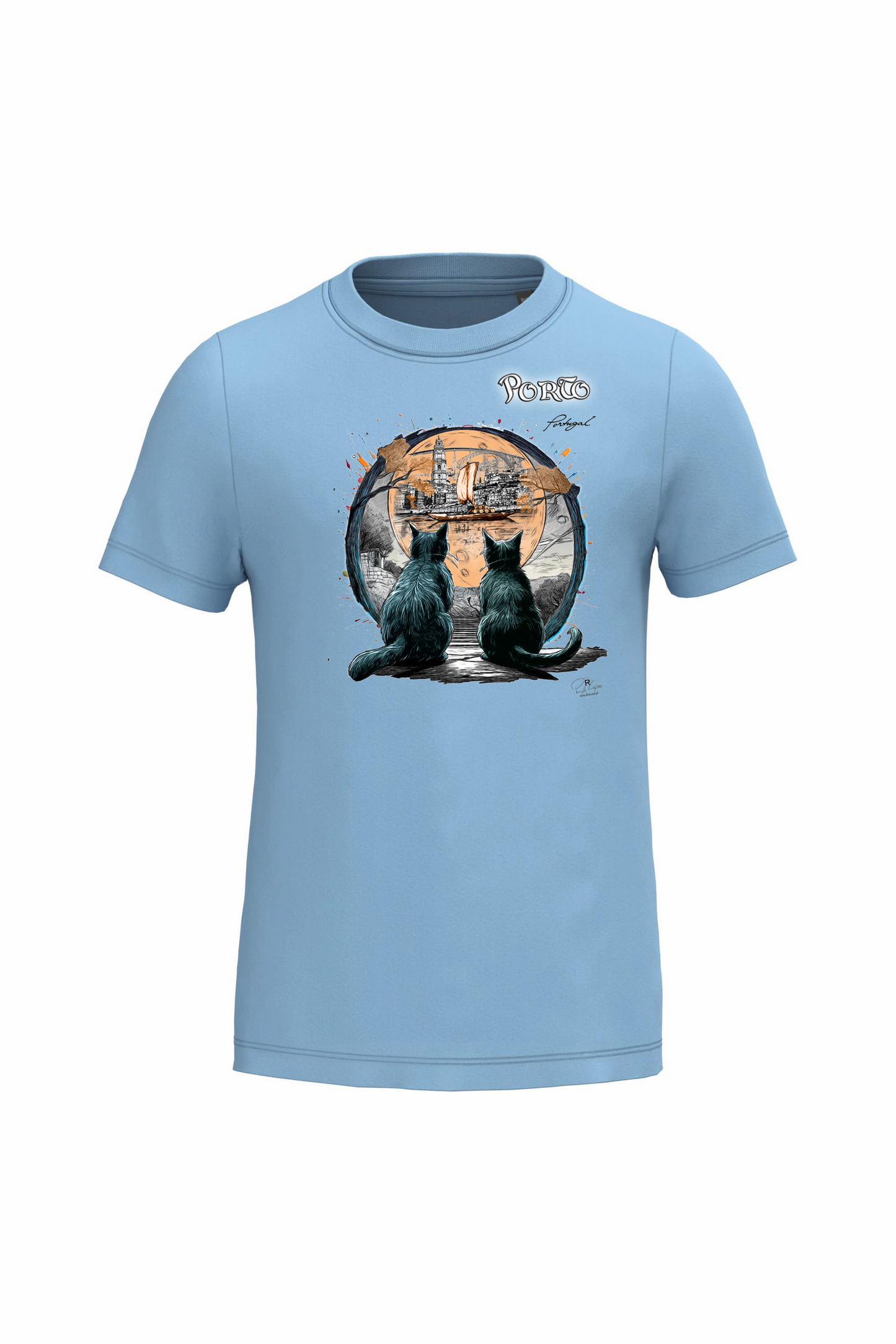 T-shirt de Criança Kariban Luar Porto