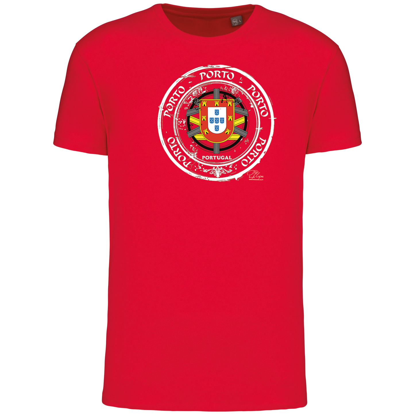 T-Shirt Algodão Biológico Selo Escudo Porto