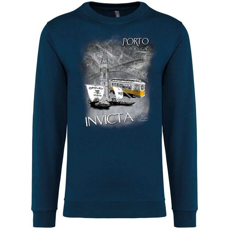 Sweatshirt Kariban sem Capuz Invicta