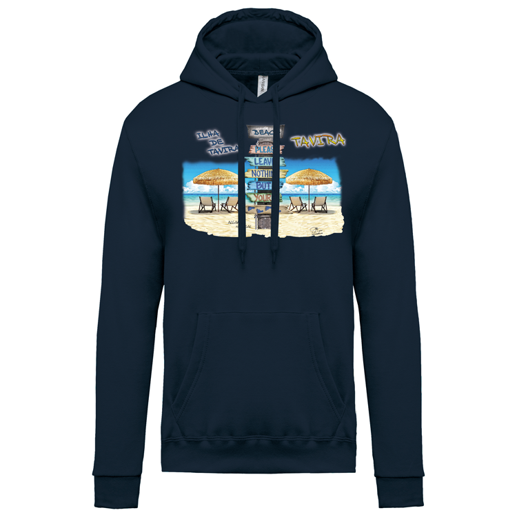 Sweatshirt Kariban com Capuz Pegadas Tavira
