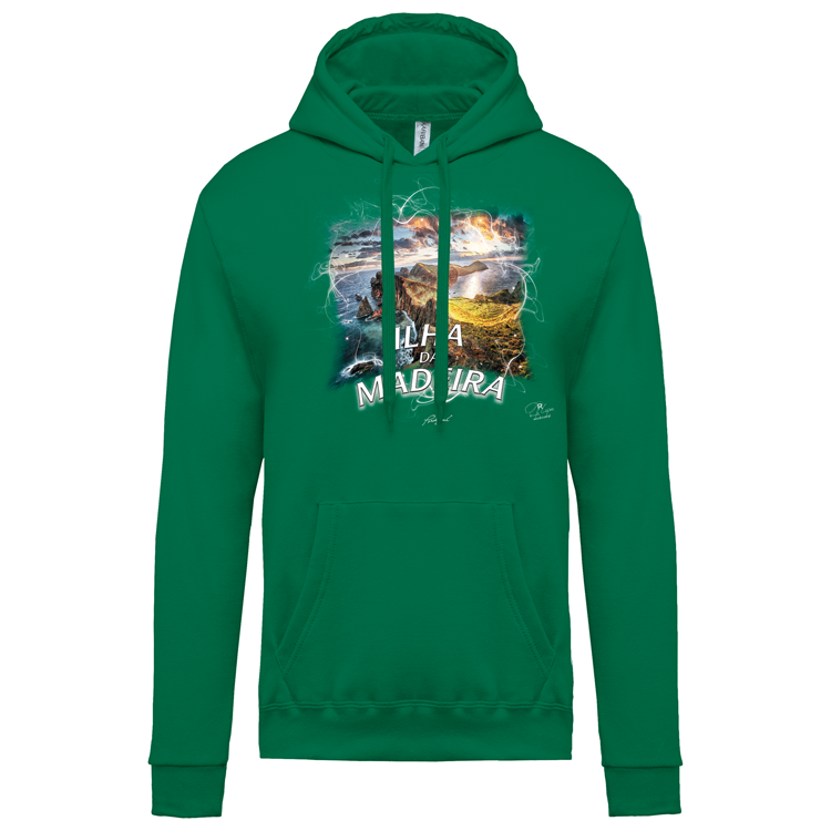 Sweatshirt Kariban com Capuz Ponta de São Lourenço