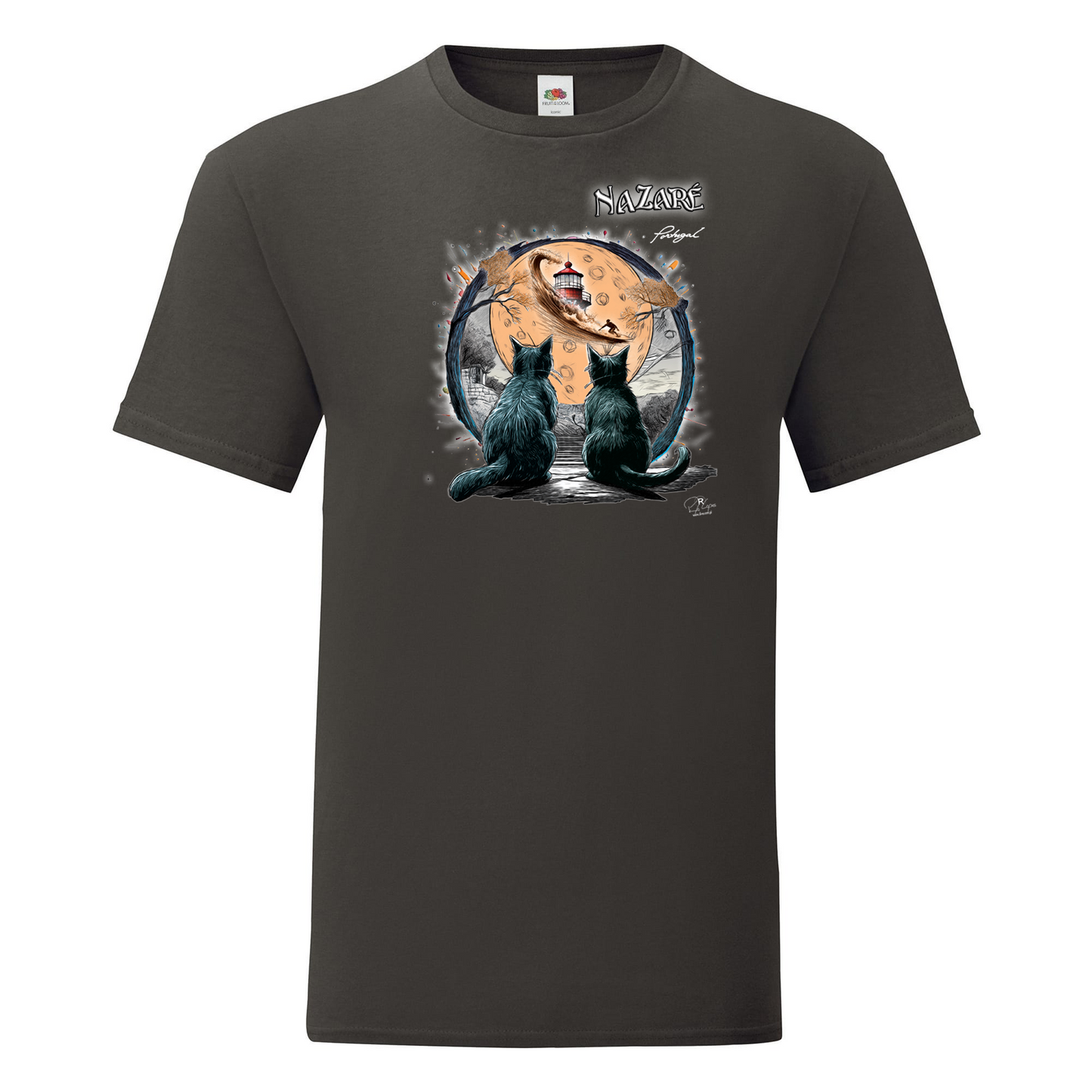 T-shirt Fruit of the Loom, Iconic, 150g, Luar Nazaré