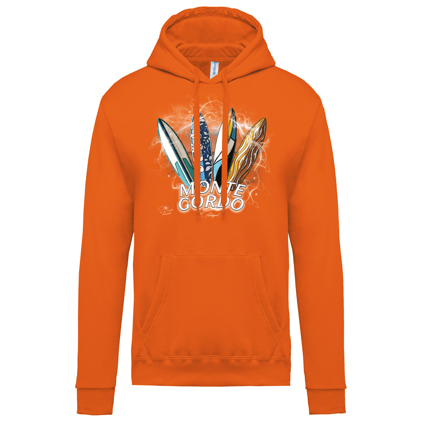 Sweatshirt Kariban com Capuz Surfboards Monte Gordo