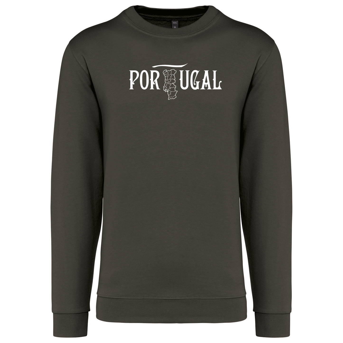 Sweatshirt Kariban sem Capuz Mapa de Portugal