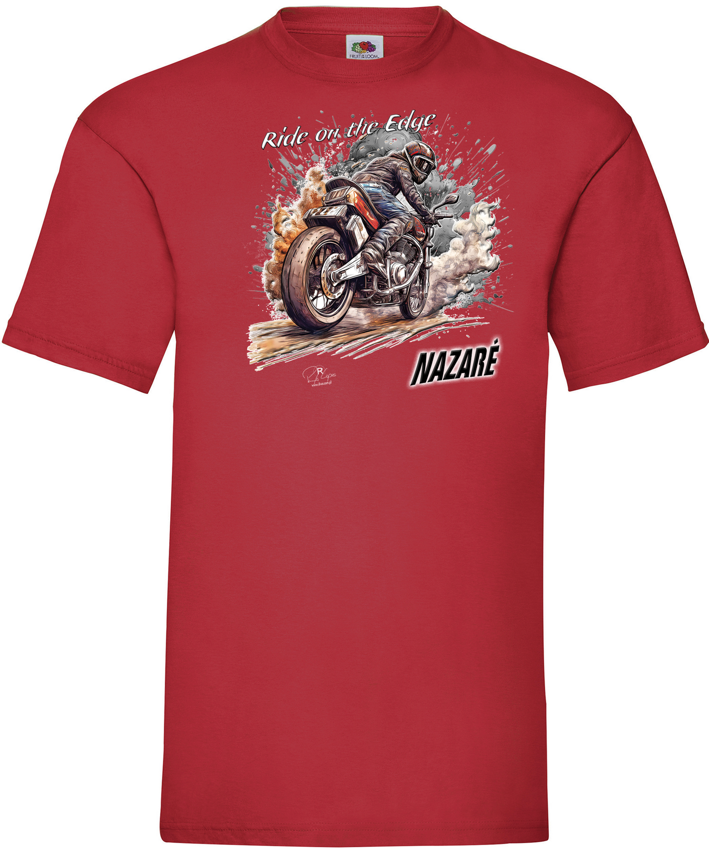 T-shirt Ride on the Edge Nazaré
