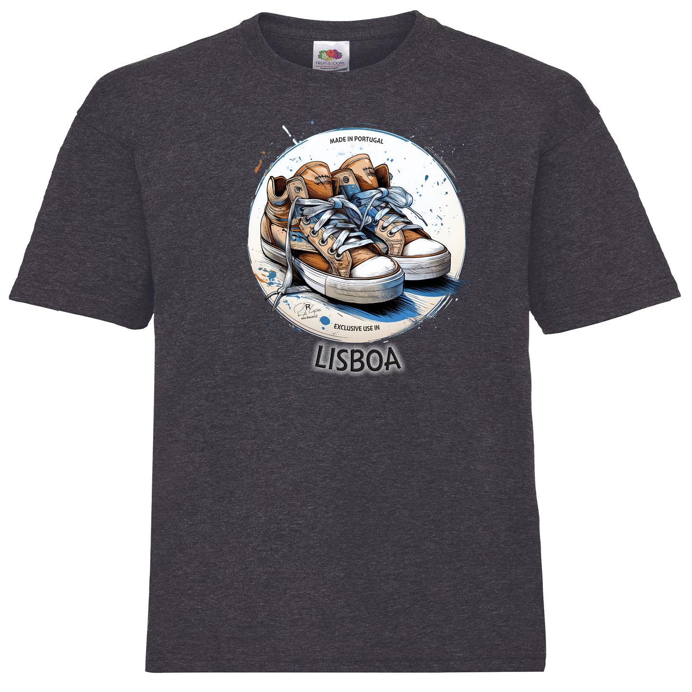 T-shirt Fruit of the Loom Kids Exclusive Lisboa