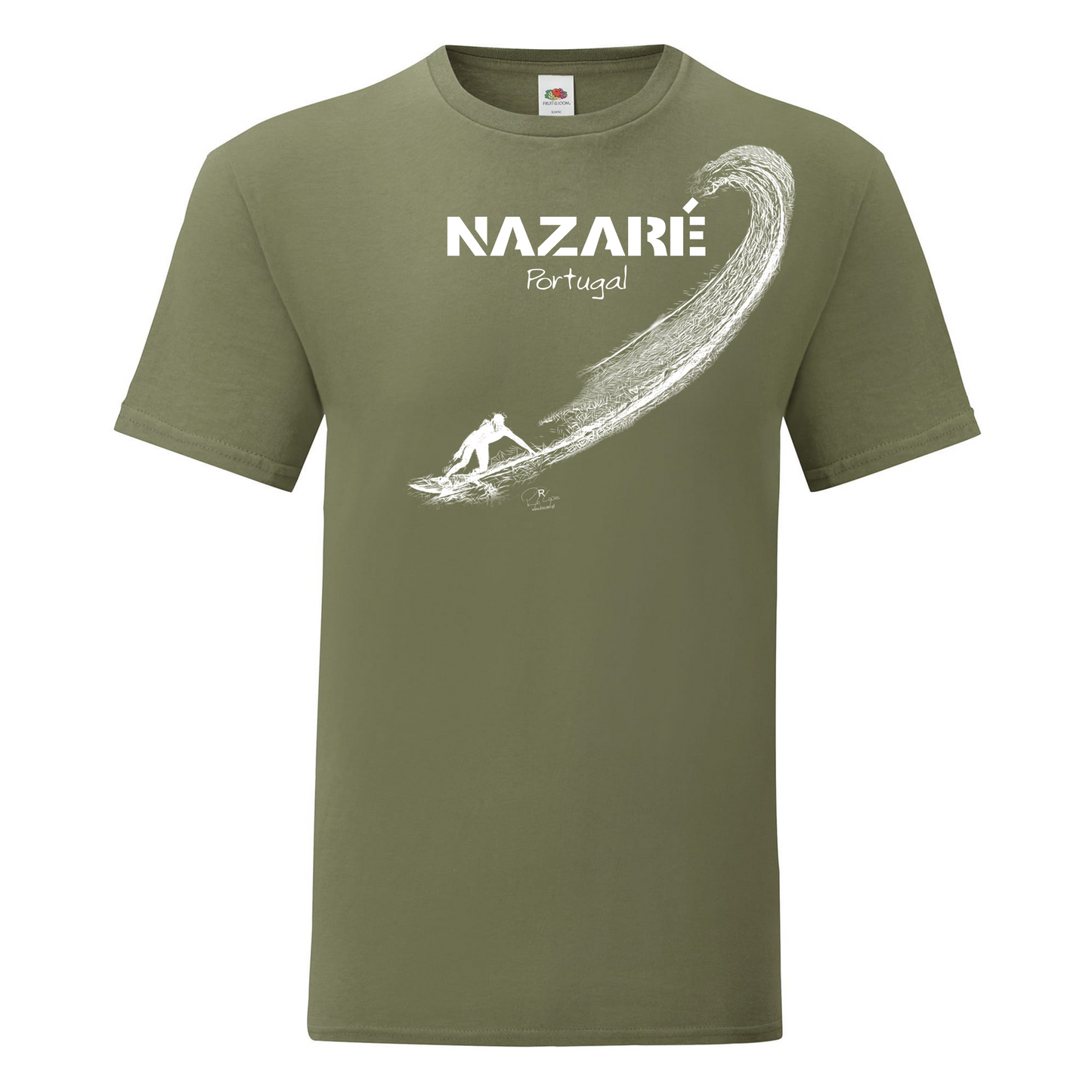 T-shirt Fruit of the Loom, Iconic, 150g, Surf Nazaré