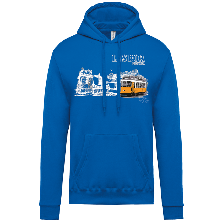 Sweatshirt Kariban com Capuz Monumentos Lx
