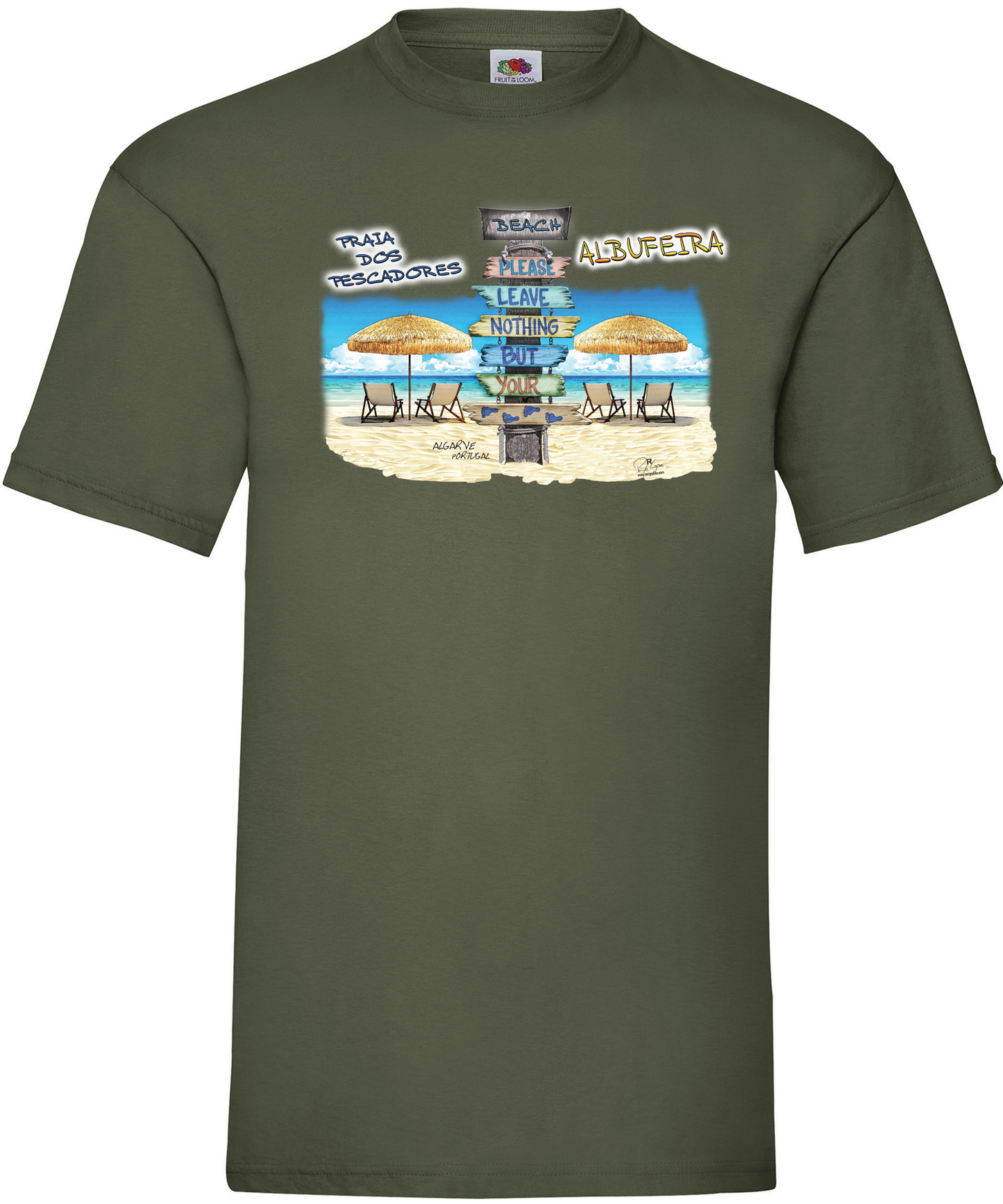 T-shirt Pegadas Albufeira