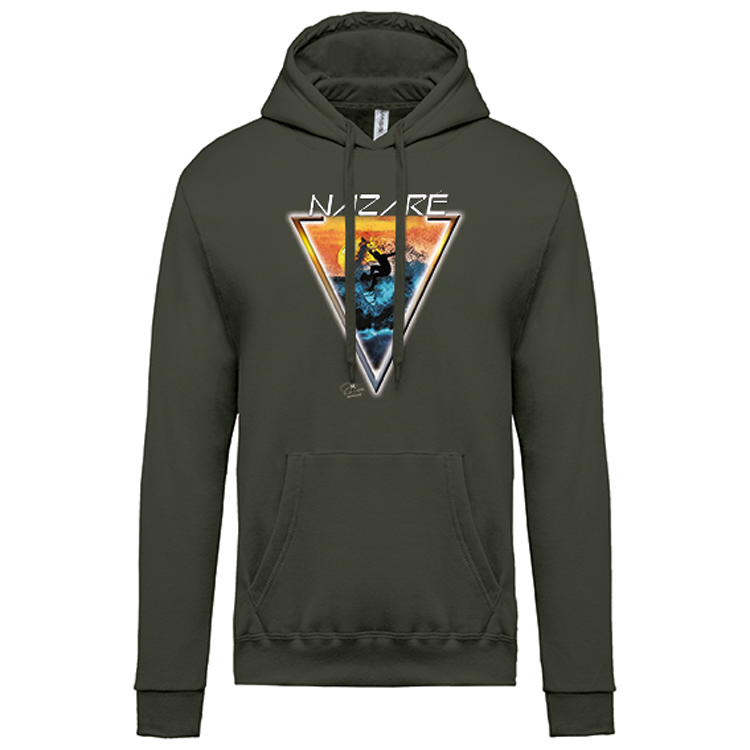Sweatshirt Kariban com Capuz Sunset Nazaré