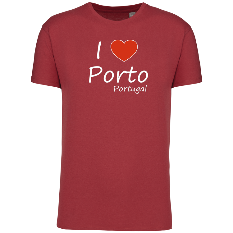 T-Shirt Algodão Biológico I Love Porto