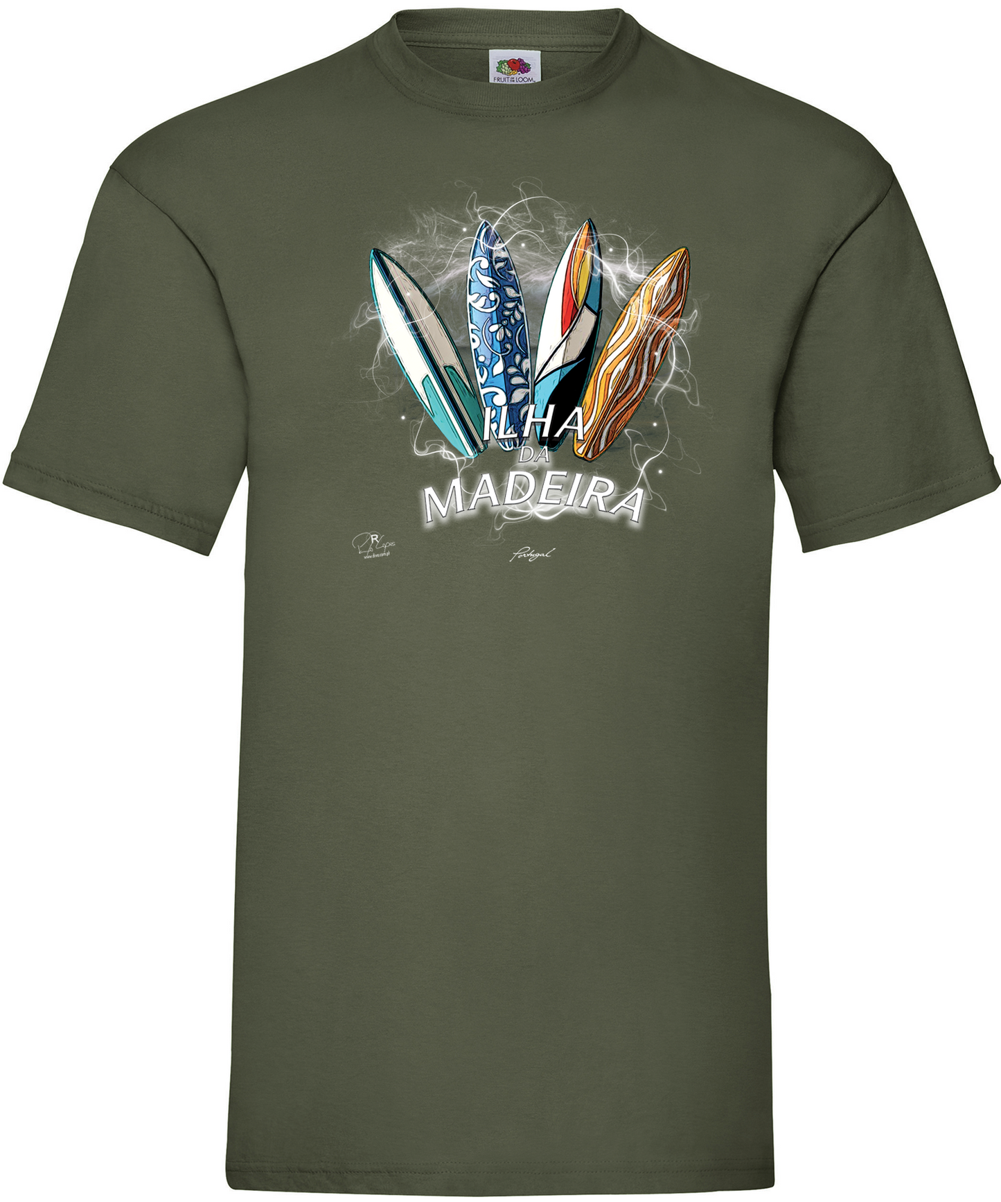 T-shirt Surfboards Ilha da Madeira