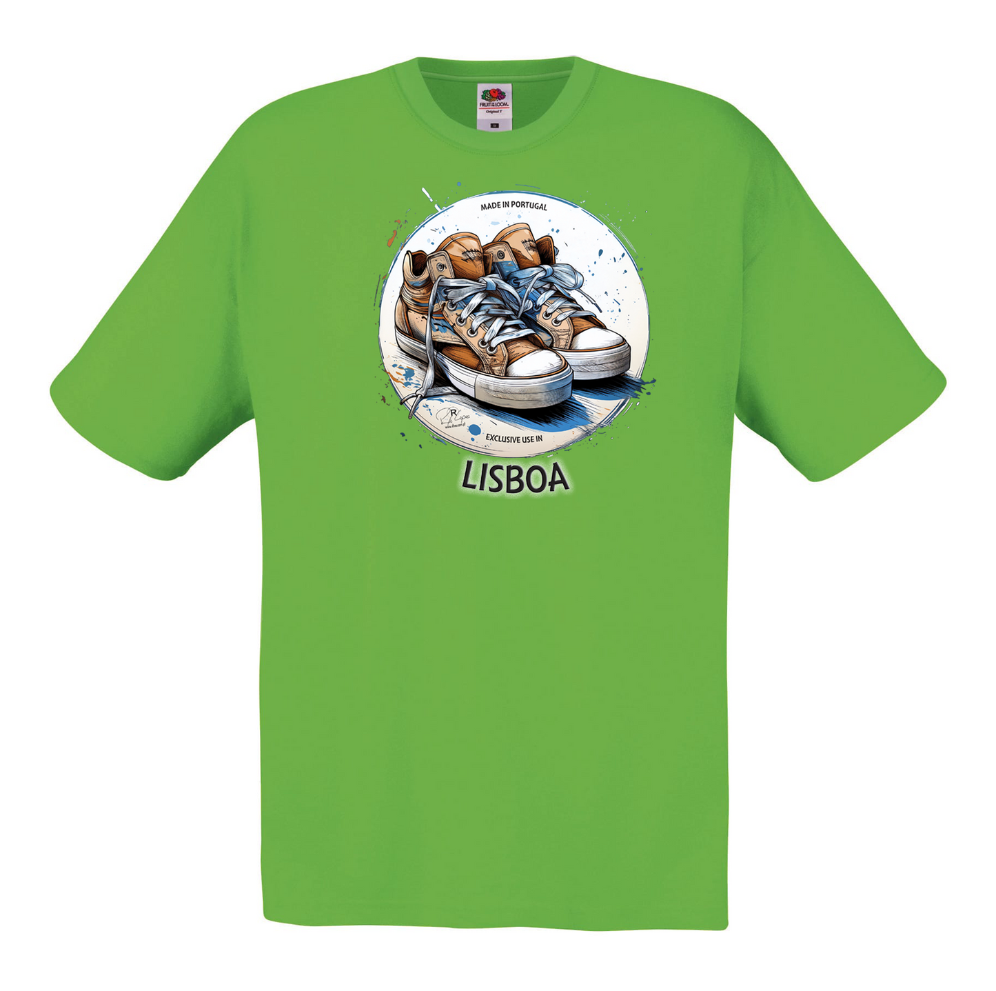 T-shirt Fruit of the Loom, Original 145g, Exclusive Lisboa