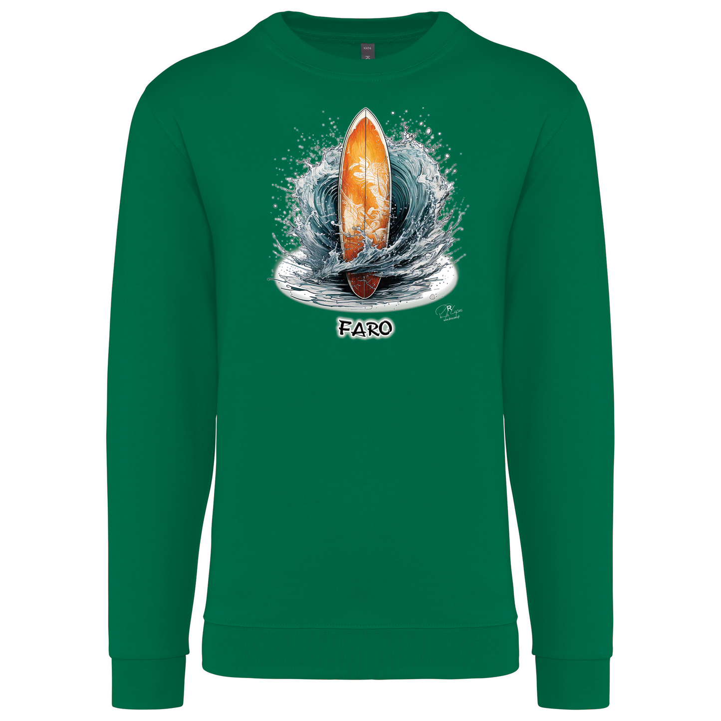 Sweatshirt Kariban sem Capuz Prancha Faro