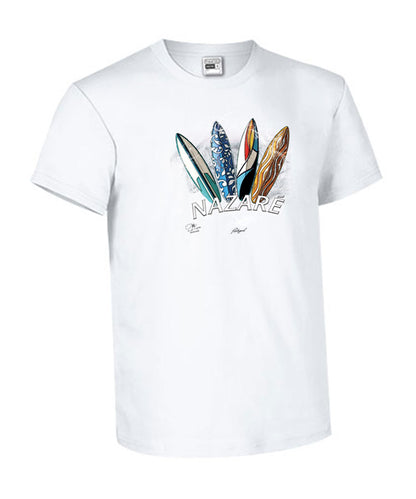 T-shirt Kids Surfboards Nazaré