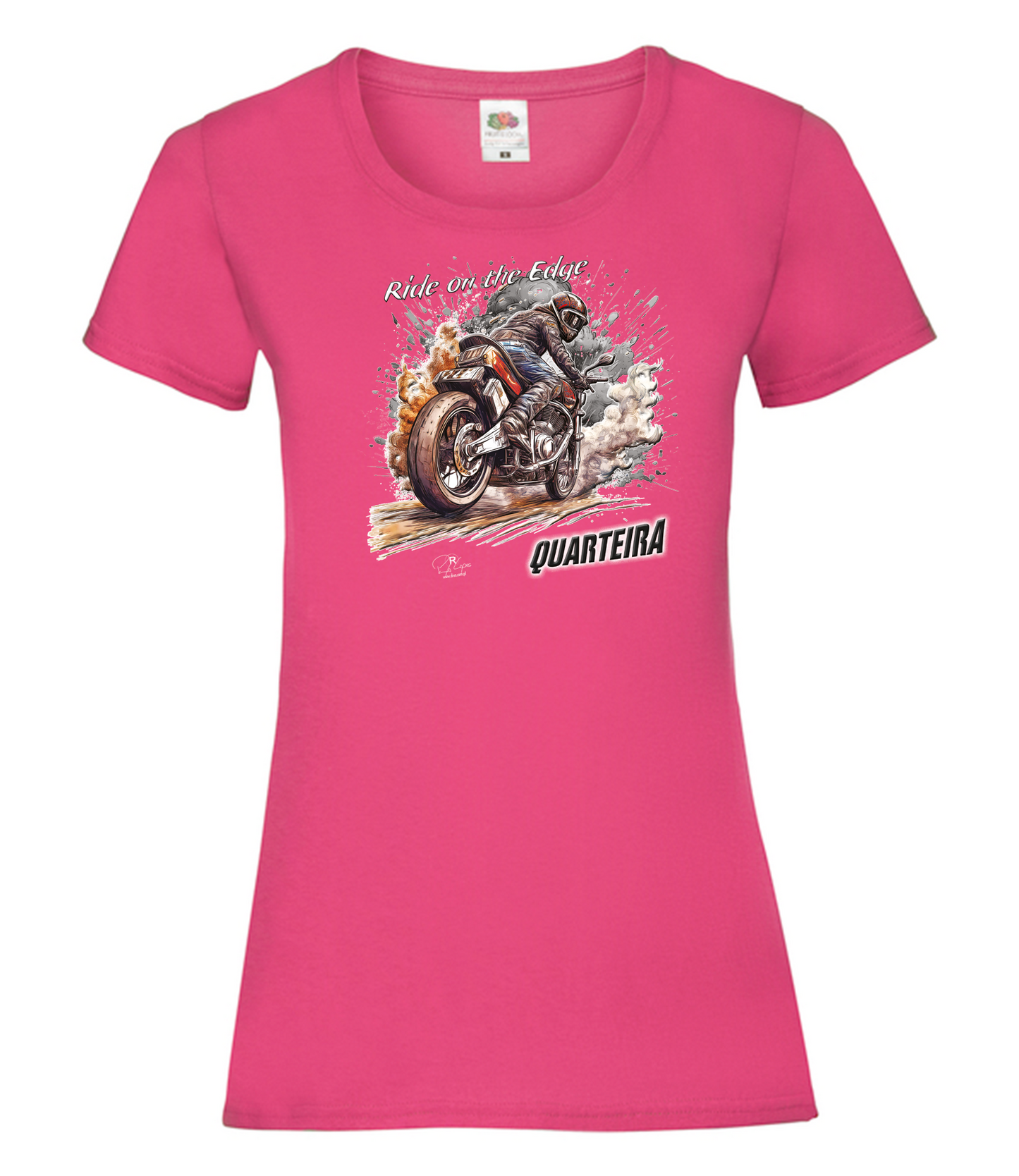 T-shirt Senhora Ride on the Edge Quarteira