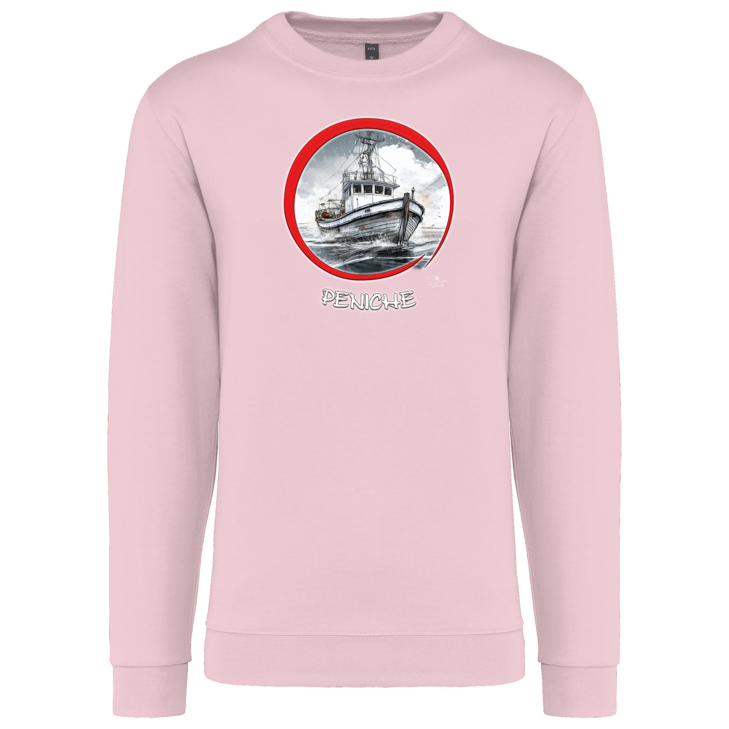 Sweatshirt Kariban sem Capuz Traineira Peniche