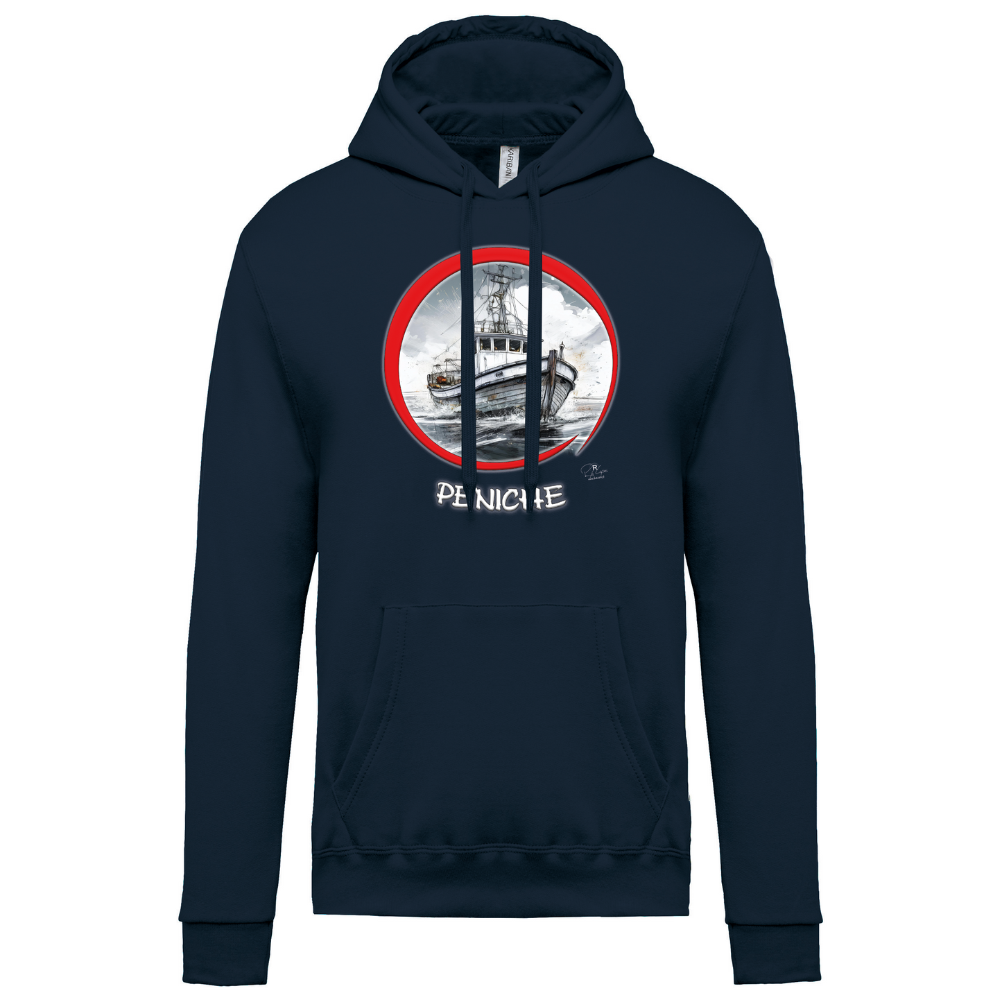 Sweatshirt Kariban com Capuz Traineira Peniche