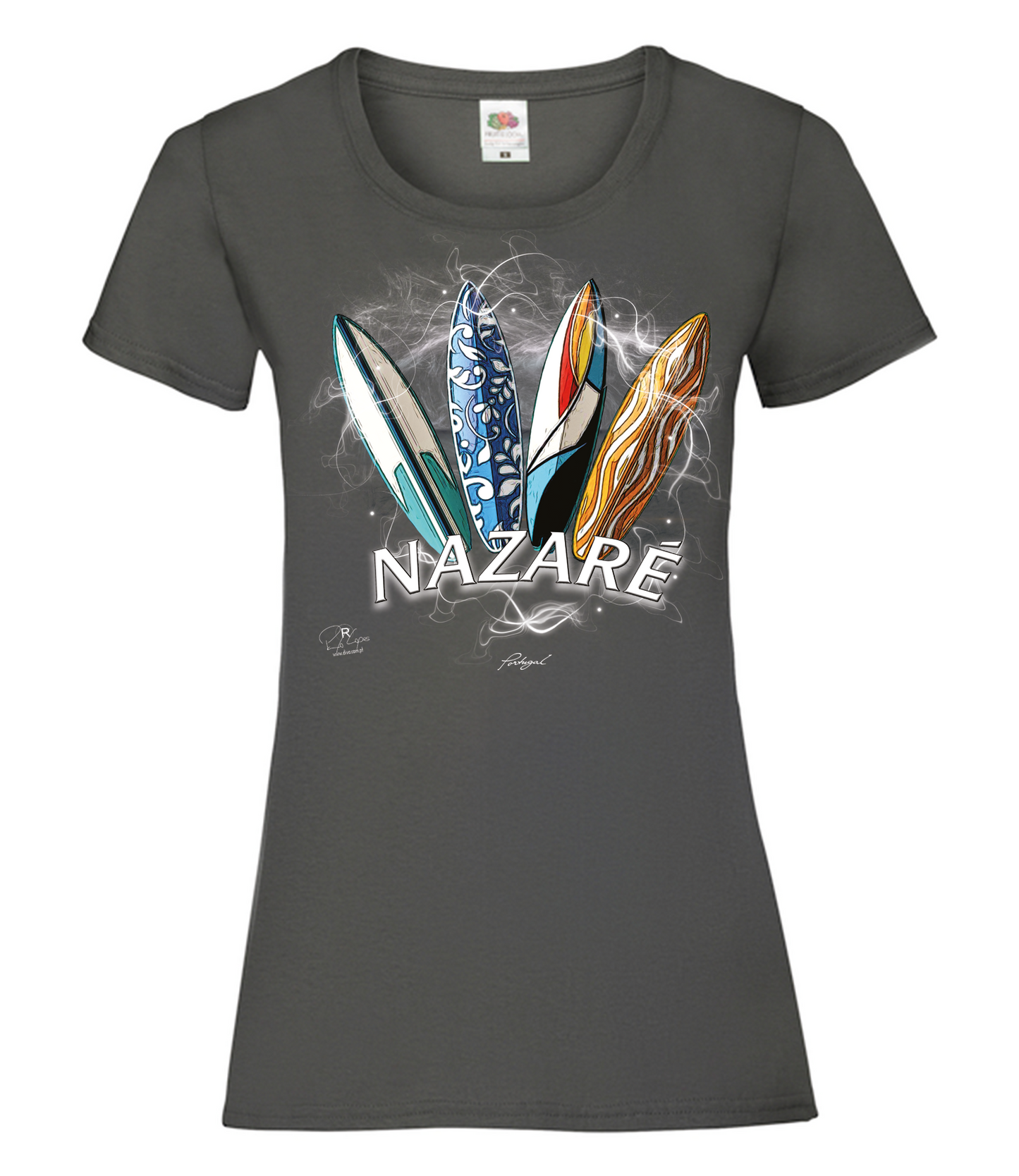 T-shirt Senhora Surfboards Nazaré