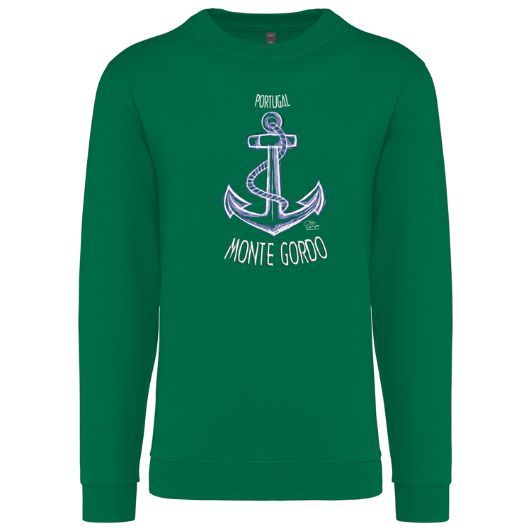 Sweatshirt Kariban sem Capuz Âncora Monte Gordo