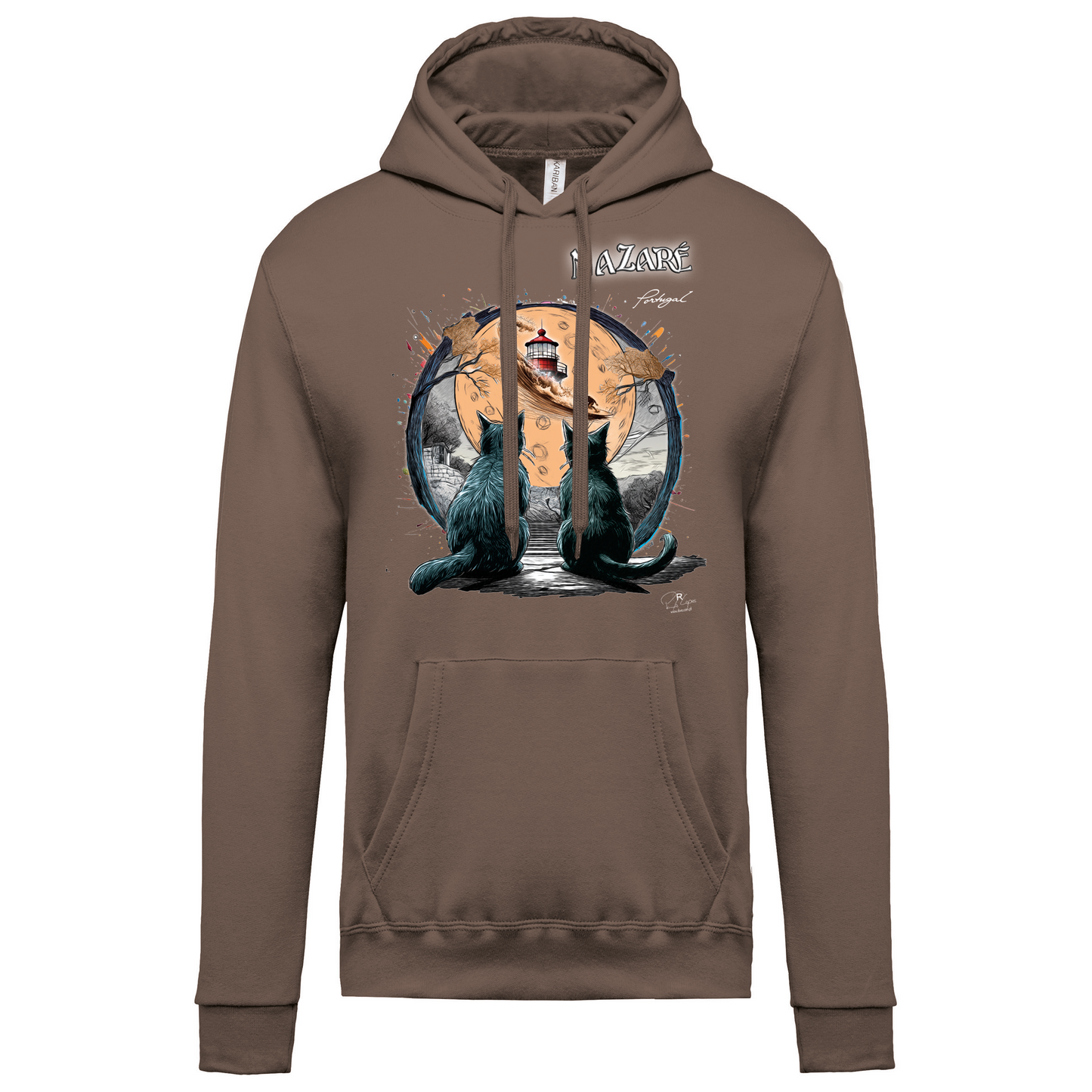 Sweatshirt Kariban com Capuz Luar Nazaré