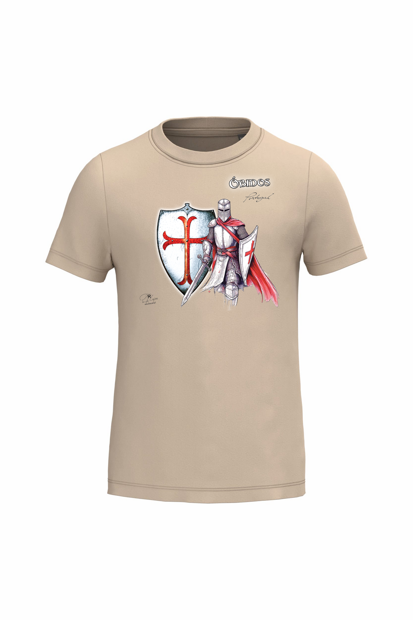 T-shirt de Criança Kariban  Templários