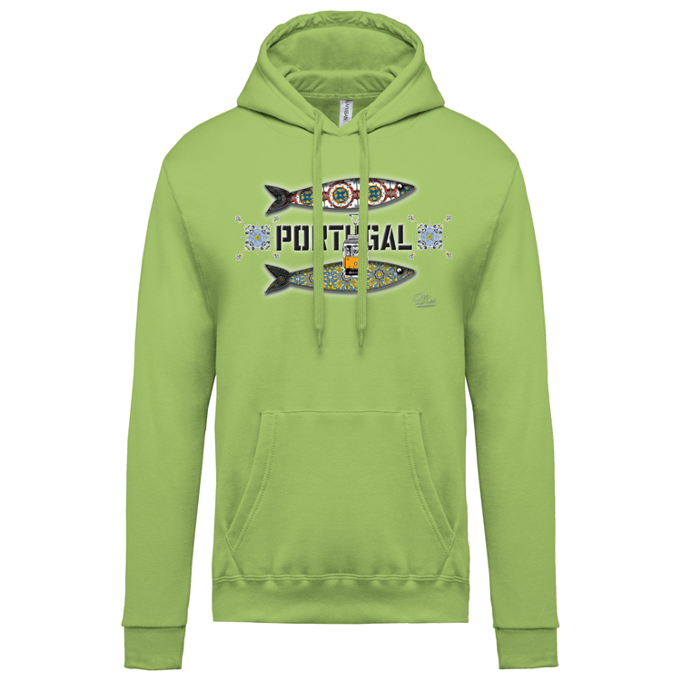 Sweatshirt Kariban com Capuz Duas Sardinhas Coimbra