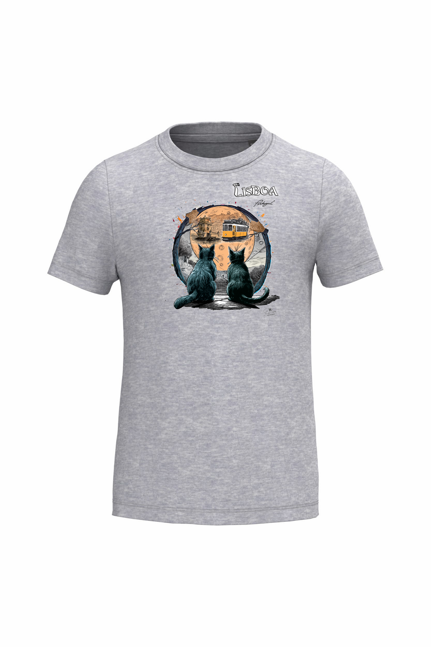 T-shirt de Criança Kariban Luar Lisboa