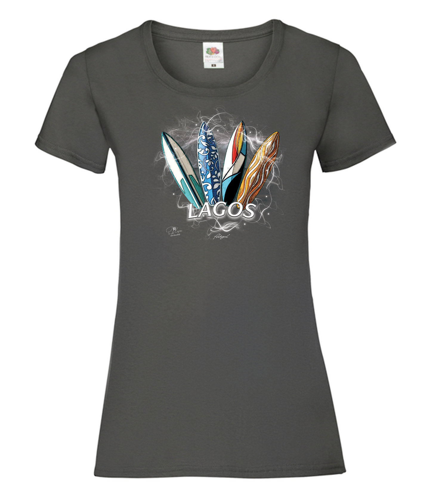 T-shirt Senhora Surfboards Lagos