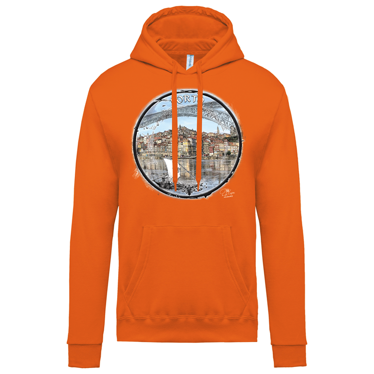 Sweatshirt Kariban com Capuz Selo Porto
