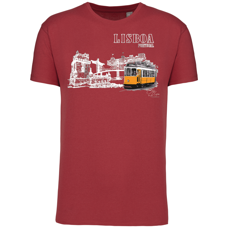 T-Shirt Algodão Biológico Monumentos Lisboa